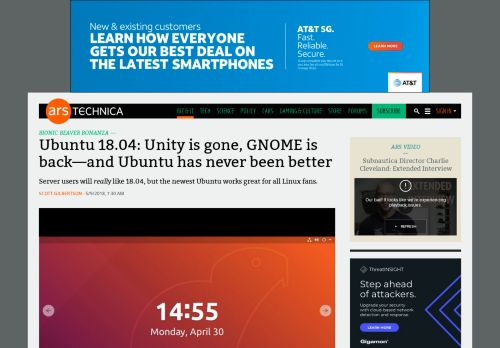 
                            11. Ubuntu 18.04: Unity is gone, GNOME is back—and Ubuntu has never ...