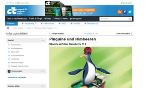 
                            13. Ubuntu auf dem Raspberry Pi 2 | c't Magazin - Heise