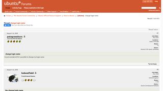 
                            3. [ubuntu] change login name - Ubuntu Forums