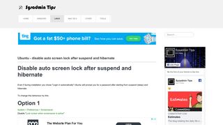 
                            8. Ubuntu - disable auto screen lock after suspend and hibernate
