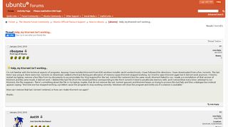 
                            12. [ubuntu] Help, my Ktorrent isn't working... - Ubuntu Forums