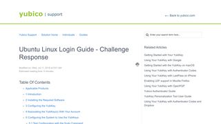 
                            8. Ubuntu Linux Login Guide - Challenge Response : Yubico Support