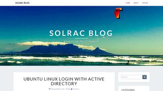 
                            12. Ubuntu Linux login with Active Directory - SOLRAC Blog