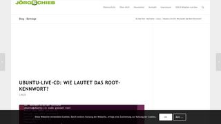 
                            4. Ubuntu-Live-CD: Wie lautet das Root-Kennwort? | schieb.de