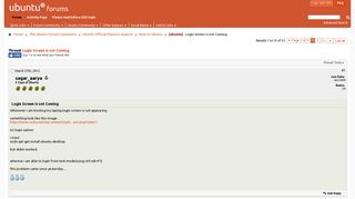 
                            8. [ubuntu] Login Screen is not Coming - Ubuntu Forums