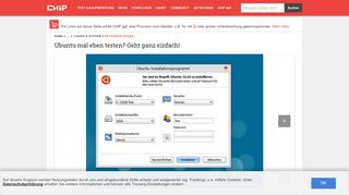 
                            3. Ubuntu mal eben testen? Geht ganz einfach! – Bilder CHIP