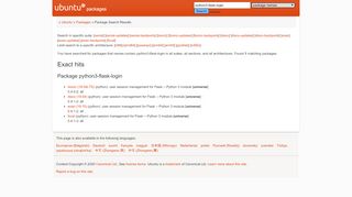 
                            9. Ubuntu – Package Search Results -- python3-flask-login