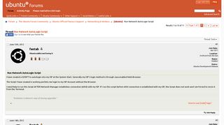 
                            4. [ubuntu] Run Network AutoLogin Script - Ubuntu Forums