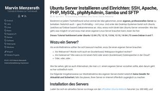 
                            8. Ubuntu Server Installieren und Einrichten: SSH, Apache, PHP, MySQL ...