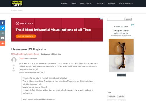 
                            12. Ubuntu server SSH login slow | Develop Paper