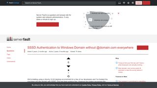 
                            5. ubuntu - SSSD Authentication to Windows Domain without ...