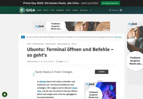 
                            3. Ubuntu: Terminal öffnen und Befehle – so geht's – GIGA