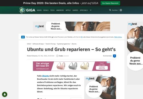 
                            10. Ubuntu und Grub reparieren – So geht's – GIGA