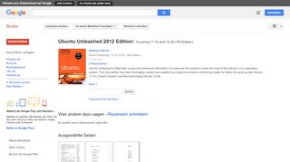 
                            11. Ubuntu Unleashed 2012 Edition: Covering 11.10 and 12.04 (7th Edition)