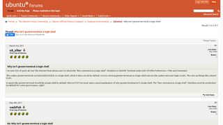 
                            9. [ubuntu] Why isn't gnome-terminal a login shell - Ubuntu Forums