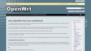 
                            1. Ubus - OpenWrt Wiki