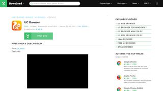 
                            9. UC Browser - Free download and software reviews - CNET ...