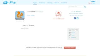 
                            3. UC Browser Online – rollApp