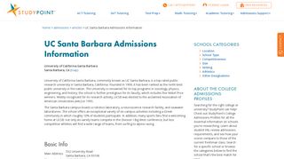 
                            6. UC Santa Barbara Admissions | StudyPoint's Guide to UC Santa ...