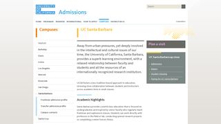 
                            7. UC Santa Barbara - University of California - Admissions
