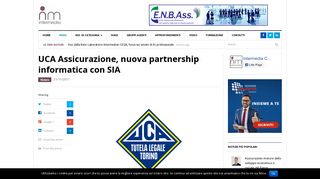 
                            10. UCA Assicurazione, nuova partnership informatica con SIA ...