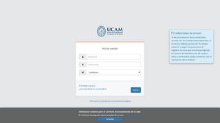 
                            9. UCAM. Preinscripción