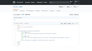 
                            10. ucam/login.php at master · DuckLL/ucam · GitHub