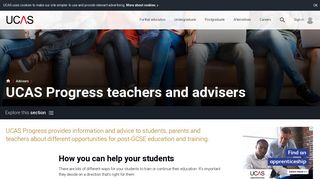 
                            6. UCAS Progress teachers and advisers | 16-18 Choices | UCAS