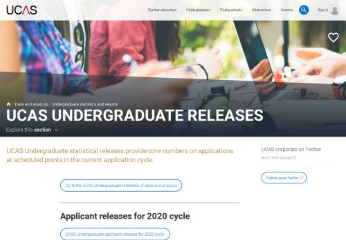 
                            6. UCAS Undergraduate releases | Undergraduate, Postgraduate ...