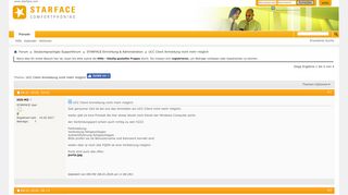 
                            3. UCC Client Anmeldung nicht mehr möglich - STARFACE Support Forum