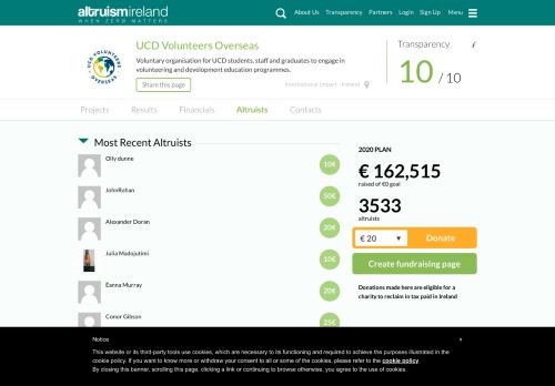 
                            13. UCD Volunteers Overseas Project results - Altruism