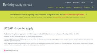 
                            8. UCEAP - How to apply | UCB Study Abroad