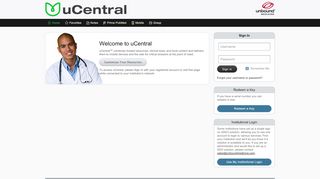 
                            6. uCentral™ from Unbound Medicine | Login