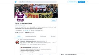 
                            4. UCFR #23mStopVOX (@UnitatvsRacisme) | Twitter