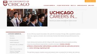 
                            9. UChicago Careers In | Career Advancement | The University of Chicago