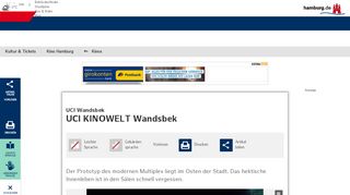 
                            8. UCI KINOWELT Wandsbek - hamburg.de