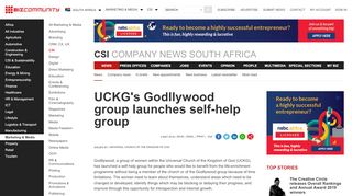 
                            9. UCKG's Godllywood group launches self-help group - Universal ...