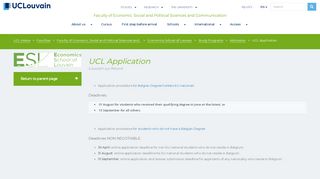 
                            5. UCL Application | UCLouvain