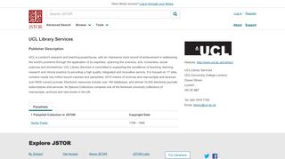 
                            6. UCL Library Services on JSTOR