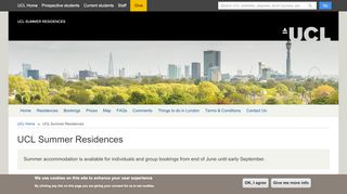 
                            7. UCL Summer Residences - UCL - London's Global University