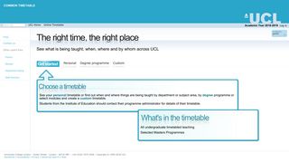 
                            1. UCL Timetable