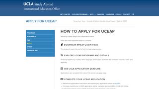 
                            13. UCLA Study Abroad | International Education Office | Apply for UCEAP