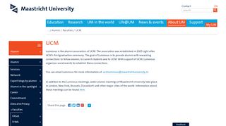 
                            9. UCM - About UM - Maastricht University