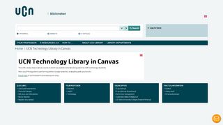 
                            12. UCN Technology Library in Canvas | UCN Biblioteket