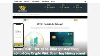 
                            6. Ucoin Cash - ICO bi hài nhất gần đây trong cộng đồng Crypto Việt ...