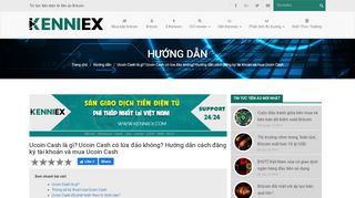 
                            2. Ucoin Cash là gì? Ucoin Cash có lừa đảo không? Hướng dẫn cách ...