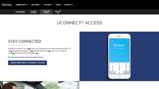 
                            10. Uconnect Access - Services and Apps