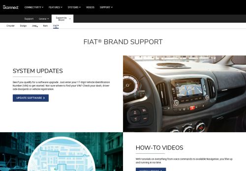 
                            8. Uconnect System Information for FIAT Vehicles