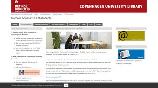 
                            6. UCPH-students - Remote Access - Index at The Royal Danish Library