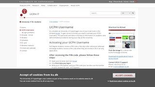 
                            9. UCPH Username – University of Copenhagen - KU-IT - Københavns ...
